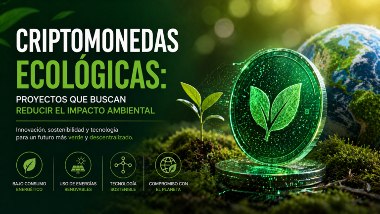 Criptomonedas ecológicas: proyectos que buscan reducir el impacto ambiental