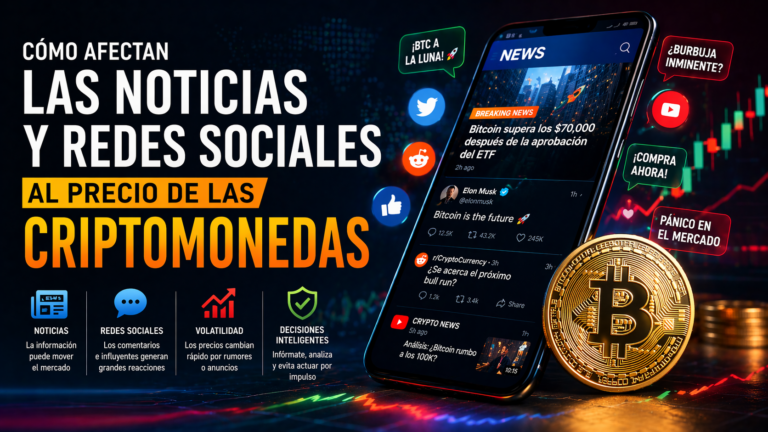 Cómo las noticias y las redes sociales mueven los precios de las criptomonedas