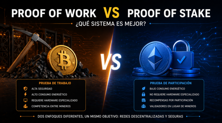 Proof of Work contra Proof of Stake: ¿qué sistema funciona mejor?
